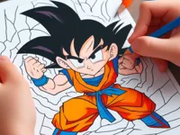 Anime Coloring Book image