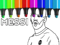 Messi Coloring Pages image