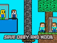Save Obby and Noob Two players image